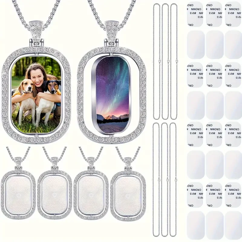 24pcs Rhinestone Chain Set