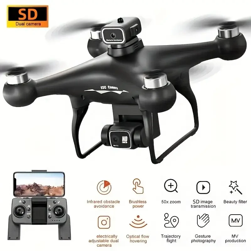 S116 MAX Brushless Optical Flow Remote Control Drone Dual Camera
